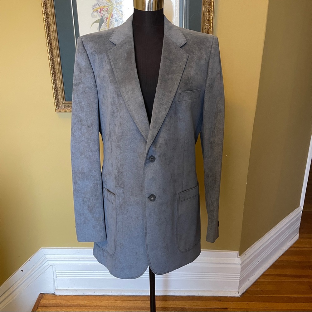 Men's suede blazer